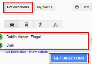 Google Maps Ireland Route Planner Ecars Google Maps Planning Your Trip Irish Ev Owners association