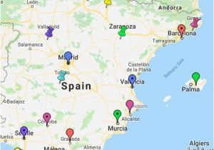 Google Maps Malaga Spain Spain Google My Maps