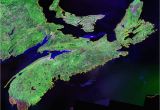 Google Maps Pei Canada Nova Scotia Map Satellite Image Roads Lakes Rivers Cities