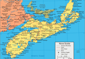 Google Maps Pei Canada Nova Scotia Map Satellite Image Roads Lakes Rivers Cities