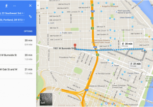 Google Maps Portland oregon Map My Walk Get Walking Directions with Google Maps