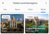Google Maps Ronda Spain Visually Enhanced Google Maps Timeline Groups Visited Places by