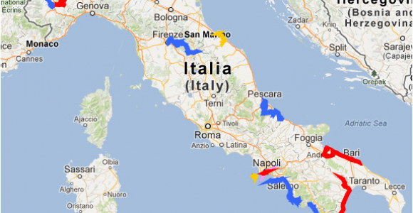 Google Maps Treviso Italy the tour Of Italy 2013 Race Route On Google Maps Google Earth and