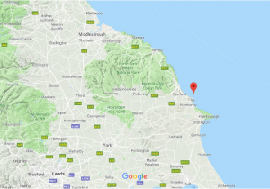 Google Maps Yorkshire England Sciency thoughts Magnitude 1 7 Earthquake Off the Coast Of Fliey