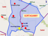 Gort Ireland Map Gortaganny
