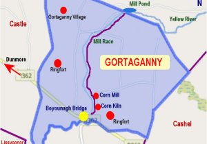 Gort Ireland Map Gortaganny