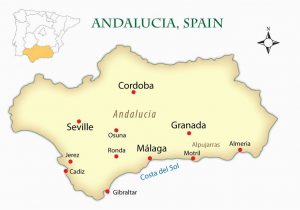 Granada Spain Map tourist andalusia Spain Cities Map and Guide