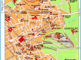 Granada Spain Map tourist Spain Map tourist attractions Travelsfinders Com A