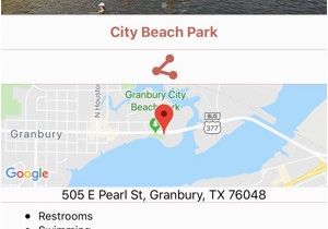 Granbury Texas Map I Love Granbury Texas Im App Store