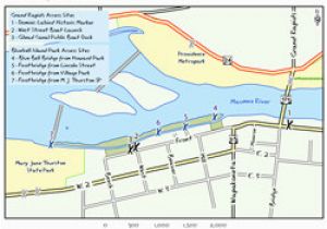 Grand River Ohio Map Odnr Coastal Access Maumee River