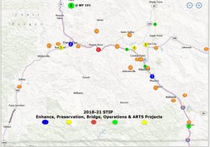 Grants Pass oregon Map oregon Department Of Transportation Region 3 Statewide