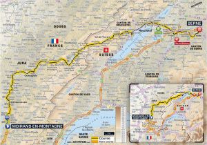 Granville France Map tour De France 2016 Die Strecke