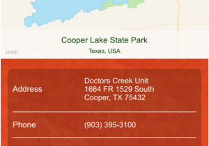 Grapeland Texas Map Texas State Parks Trails Im App Store