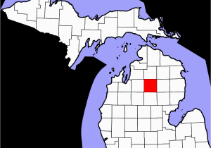 Grayling Michigan Map Crawford County Michigan Wikipedia