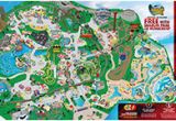 Great America California Map Park Map Six Flags Great America