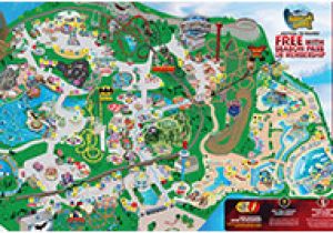 Great America California Map Park Map Six Flags Great America