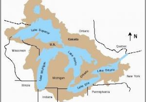 Great Lakes In Canada Map Great Lakes River Sea Freshwater Effects Temperature