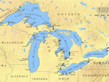Great Lakes Map Of Canada List Of Shipwrecks In the Great Lakes Wikipedia
