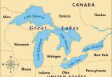 Great Lakes Map Of Canada Map Of Michigan Great Lakes Us Map Great Lakes Region New United