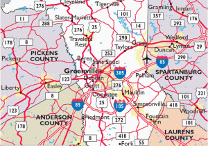 Greenville north Carolina Map Maps Of Greenville County south Carolina