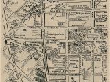 Greenwich England Map Hand Drawn Map Of Greenwich Village Nyc From 1925 Ye Old