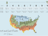 Growing Zones Map Minnesota First and Last Frost Dates by Usda Zone