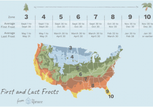 Growing Zones Map Minnesota First and Last Frost Dates by Usda Zone