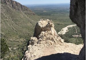 Guadalupe Mountains Texas Map Guadalupe Peak Trail Bild Von Guadalupe Mountains Nationalpark