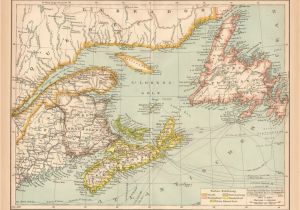 Gulf Of St Lawrence Canada Map Details About Eastern Canada Newfoundland Gulf Of Saint Lawrence Lithograph 1892 Antique Map