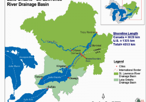 Gulf Of St Lawrence Canada Map Map Of Loslr Drainage Basin source Map Courtesy Of the Ijc