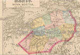 Halifax England Map Map Showing Communities within Hants County Nova Scotia 1878
