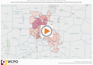 Hamilton County Ohio Zip Code Map Overdosed and Overrun A State Of Crisis In Ohio
