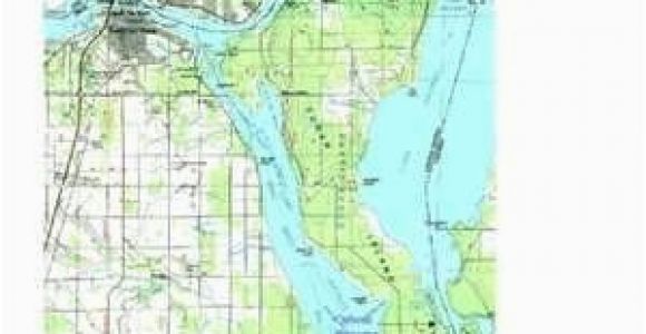 Hand Map Of Michigan Map Of Sugar island Off Of Sault Ste Marie Michigan and Sault Ste