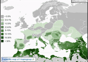 Haplotype Map Europe Haplogroup J1 Y Dna Semitic Heritage Map Dna