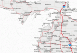 Harbor Springs Michigan Map Michigan Map with Cities and Counties Maps Directions