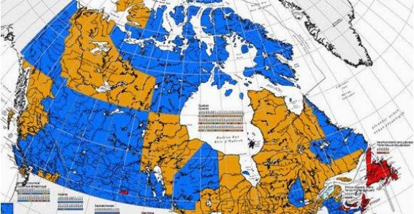 Hard Water Map Canada Canada Election Map before and after Canadians Voted