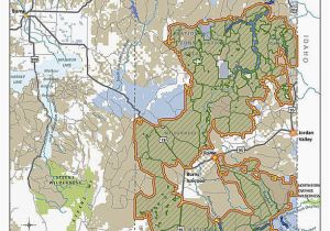 Harney County oregon Map Burns oregon Map Secretmuseum