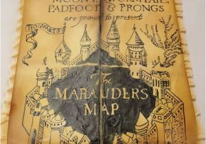 Harry Potter Map Of England Shaped Marauder S Map Harry Potter Hogwarts Cake Book