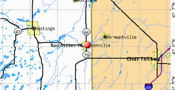 Hastings Michigan Map Nashville Michigan Mi 49073 Profile Population Maps Real
