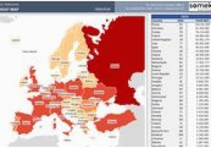 Heat Map Europe 19 Best Geographic Heat Map Generators Images In 2017