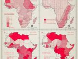 Heat Map Europe 1962 Offset Lithograph Population Map Climate Health