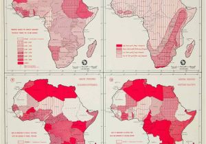 Heat Map Europe 1962 Offset Lithograph Population Map Climate Health