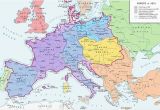 Height Map Europe A Map Of Europe In 1812 at the Height Of the Napoleonic