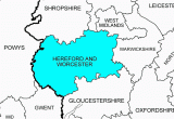 Hereford England Map Hereford and Worcester Uk where My Great Grandfather Bowcott Was