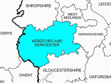 Hereford England Map Hereford and Worcester Uk where My Great Grandfather Bowcott Was