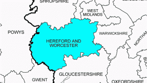 Hereford England Map Hereford and Worcester Uk where My Great Grandfather Bowcott Was