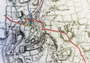 Herts England Map Roads and Those In Tring