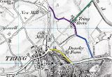 Herts England Map Roads and Those In Tring