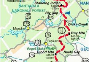 Hiawassee Georgia Map 14 Best Appalachian Trail Georgia Images Hiking Trails