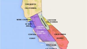 High Desert California Map Best California State by area and Regions Map